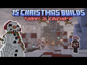 15 Christmas Build Ideas For Your Minecraft World!!