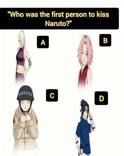 "Who was the first person to kiss Naruto?" #naruto #viral