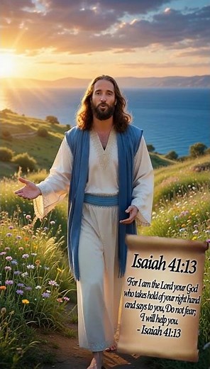 God Holds Your Hand — Do Not Fear! ✨ Isaiah 41:13