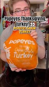Popeyes Cajun style ￼Thanksgiving turkey! 👀 #PopeyesTurkey #ThanksgivingTurkey #Turkey ￼