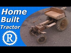 My grandfather's homemade ride-on tractor