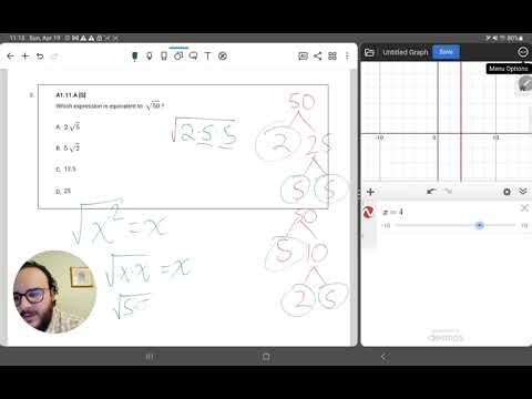 2025 Algebra 1 STAAR Released Test Q#03 - A1.11.A [S]