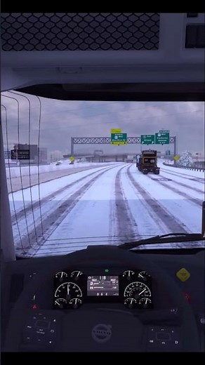American Truck Simulator snow mods #ats #ets2 #snow #truck
