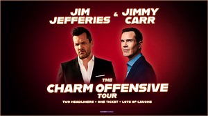 38K views · 41 reactions | Canada! Jim Jefferies and Jimmy Carr are coming through with #TheCharmOffensiveTour! Tickets are on sale now! | Jim Jefferies | Facebook