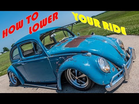 How To Lower Your Car - VW Torsion Beam AVIS Adjusters