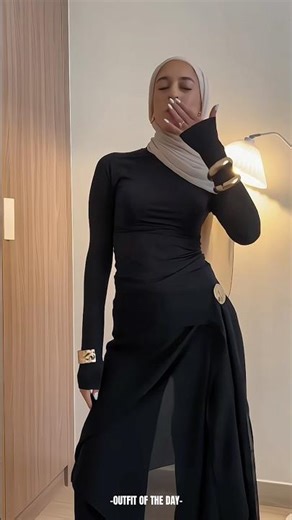 HIJAB STYLE HACK: easy&effortless hijabi outfit idea💡 #hijabstyle #howtostyle #hacks #stylehacks