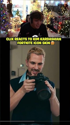 Clix REACTS to Kim Kardashian Fortnite Icon skin 😍