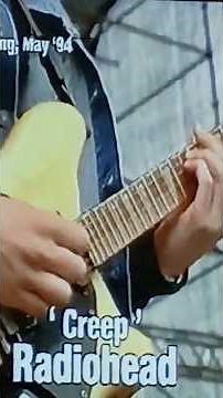 Rare Footage of 94' Live MTV Radiohead - Creep performance #creepsong #radiohead #rock had to cut