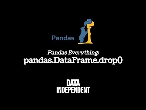Pandas Drop - pd.DataFrame.Drop()