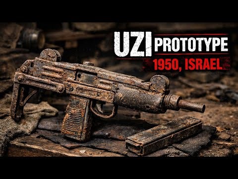 An Israeli Soldier Restores a Forgotten Israeli UZI Prototype (1950) | Rusted Gun ASMR Restoration