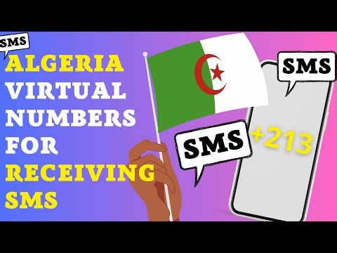 Get Algeria Virtual Phone Number Online| Receive sms online algeria