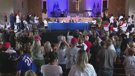 'A Black church that was full of white folks'; Faith leaders differ on Trump's visit to Detroit