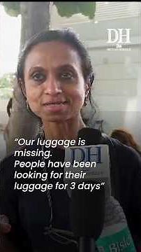 "People Have Been Coming to the Airport for Three Days to Look for Their Luggage" #IndiGoCrisis