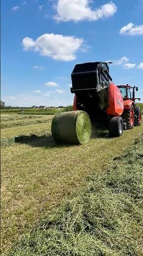 Kubota BV5160 Round Baler - Baling Demonstrations - Canada's Outdoor Farm Show 2024