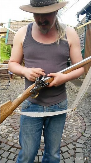 my first homemade flintlock smoothbore from scratch