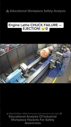 ⚠️ INSANE Engine Lathe CHUCK BLOWOUT 🤯⚙️