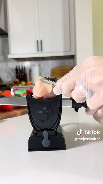 This Once For All Meat slicer makes cooking so much faster! It can slice fresh boneless meats. By adjusting the direction of the meat you can slice into different shapes like shredded, diced, and minced meat 🥩 It’s even dishwasher safe! Cheesesteaks are up next! Satisfying ASMR Cooking Moments #asmr, #cooking, #satisfying, #foodtiktok, #cookinghacks