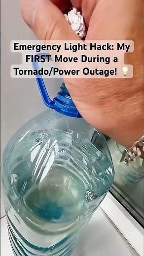 Emergency Light Hack: My FIRST Move During a Tornado/Power Outage! 💡