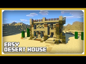 Minecraft: How To Build A Desert House Tutorial (Easy Survival Minecraft House )