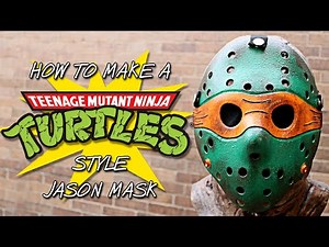 How to Make a Ninja Turtles Style Jason Mask - Friday the 13th DIY Tutorial