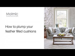 How to plump your feather filled cushions