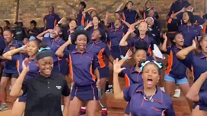 Introducing Swartjie Cheerleaders🧡🤍💙!!!#SAMA28 #cheerleading thank you to @doodas.cheers you really inspired us #southafricancheer #stompnshake #cheer #cheerleader #highschoolcheer #fyp #viralvideo