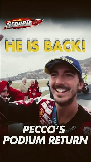 BACK FROM NOWHERE! Pecco Bagnaia Podium Return MotoGP 2026 Spanish GP 🥈 #motogp