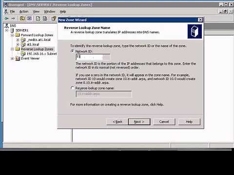 Create reverse secondary lookup zone in Windows DNS