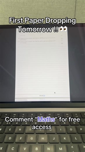 A-Level Maths Challenge Live Tomorrow!