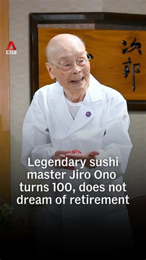 37K views · 262 reactions |  Japanese sushi legend Jiro Ono turned 100 in September 2025, but the Michelin-starred chef still dreams of sushi. The centenarian sushi chef said working is the secret to his health and that he is not ready to fully retire. #japannews #japan (Thumbnail photo: Bureau of Social Welfare, Tokyo Metropolitan Government via AP) | CNA | Facebook