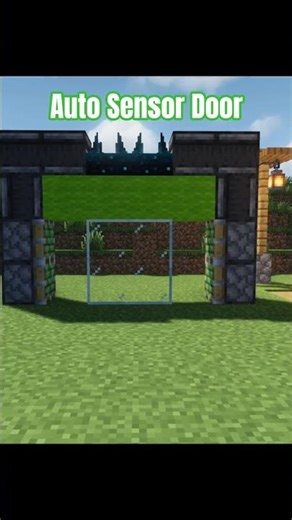 Minecraft Automated door #minecraft #minecraftshorts #minecraftmemes #minecraftbuilding