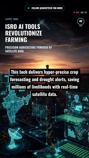 🛰️ ISRO AI TOOLS REVOLUTIONIZE FARMING! #DigitalIndia