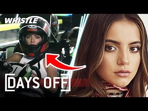 Isabela Merced SURPRISES Fans At A Go Kart Track!