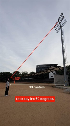 Distance plus angle equals height every time #mathmagic #shorts
