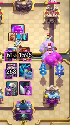Elixir Golem +Healer+Mirror+clone VS Evo and normal Troops 🔥Which is lower damage? #clashroyale