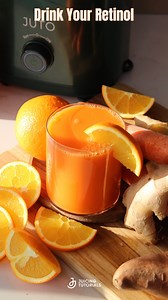 1.2M views · 15K reactions | For more information and the recipe click the link: https://www.jutoliving.com/blogs/news/drink-your-retinol-how-fresh-juice-supports-skin-health-from-within | Juicing Tutorials | Facebook