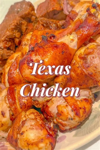 Texas Chicken recipe by @Traveling-wife-life #chicken #bakedbbqchicken #bbqchicken #easyrecipe #chickenmarinade