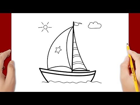 Cómo dibujar un barco