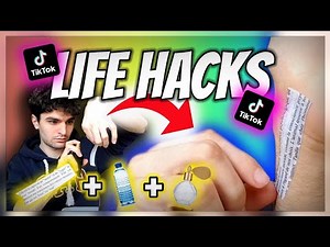 Testing Viral TikTok Life Hacks !! (Free Tattoo) *it works*