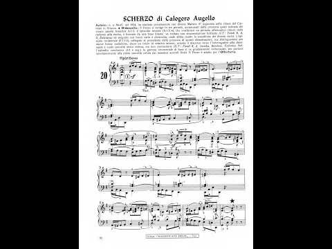 Augello Calogero (1924 - 2002) Scherzo. Organista: Sandro Carnelos.