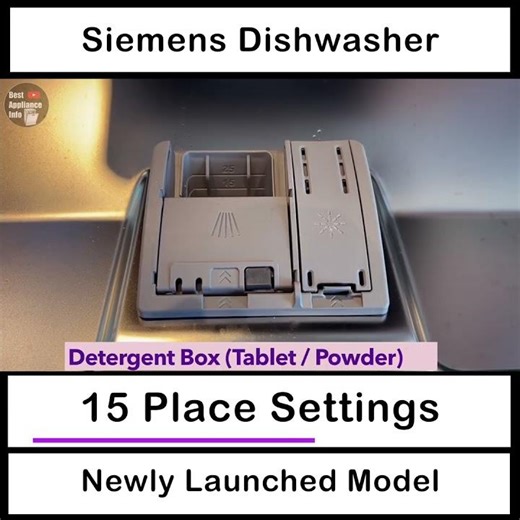 Siemens iQ500 Dishwasher 2026 🔥 15 Place Setting Freestanding Model | New Launch #shorts #dishwasher