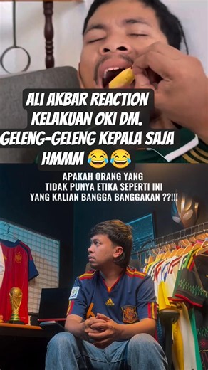Ali Akbar tak bisa berkata-kata lagi dengan kelakuan Oki DM 😂