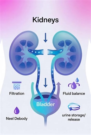 How the Kidneys and Bladder Work Together to Remove Waste Join Group: https://www.facebook.com/groups/kidneyfrequency Your urinary system is designed with remarkable precision, and two of its most important organs — the kidneys and the bladder — work as a coordinated team to remove waste and keep the body in balance. Each organ has a distinct but interconnected role, ensuring waste products, toxins, and excess fluid leave the body smoothly and safely. | Health Awareness