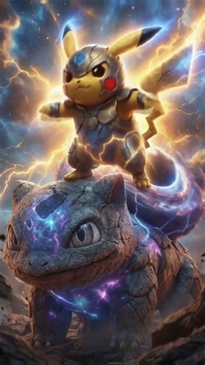 COSMIC WAR! 🌌⚡️😱 Bulbasaur vs Pikachu Realistic Battle