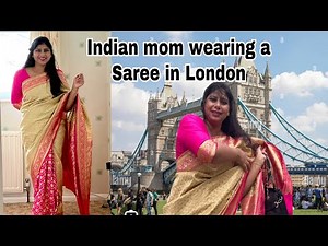 24 hours sari challenge on the street of London/Reaction of People in London