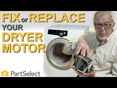 Dryer Troubleshooting: How to Replace Dryer Motor | PartSelect.com