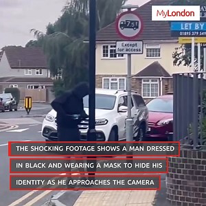 Masked man hacks down London ULEZ camera in broad daylight 48 hours after it was installed #ULEZ | MyLondon