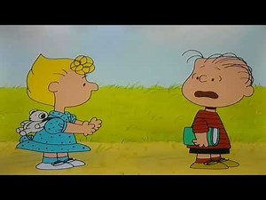 Sally Brown is Holding her hands Out for Linus/Linus walks Away/Sally: It feels like it might Rain