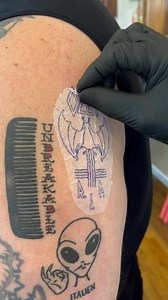 Ozzy Forever🖤🦇 Rest in Peace Prince of Darkness. Tattooed by Tom Ward III @wardthird , designed by and tattooed on @love_overgold 🖤 #tattoo #tattooshop #tattooartist #tattoos #tymelesstattoo #syracusetattoo #art #artist #baldwinsville #bville #newyork #newyorktattoo #baldwinsvilleny #ozzy #ozzyosbourne #princeofdarkness #rock #rockandroll #metal #blacksabbath | Tymeless Tattoo