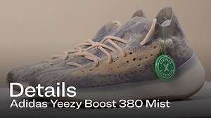 Yeezy brand is no stranger to unique craftsmanship and memorable shapes. Enter the Yeezy Boost 380 “Mist”, a sneaker that takes “futuristic” to the next level. Get a closer look in our latest episode of Details: https://stockx.com/news/an-exclusive-look-at-the-yeezy-380-mist-details-stockx/?utm_source=facebook&utm_medium=post&utm_campaign=stockx | StockX
